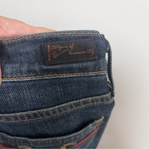 CITIZENS OF HUMANITY Jackie #149 Stretch Straight Leg Jeans Buckle Embroidery 25 - Picture 5 of 15